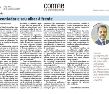 O Contador e seu olhar à frente